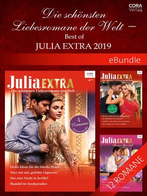 cover image of Die schönsten Liebesromane der Welt--Best of Julia Extra 2019